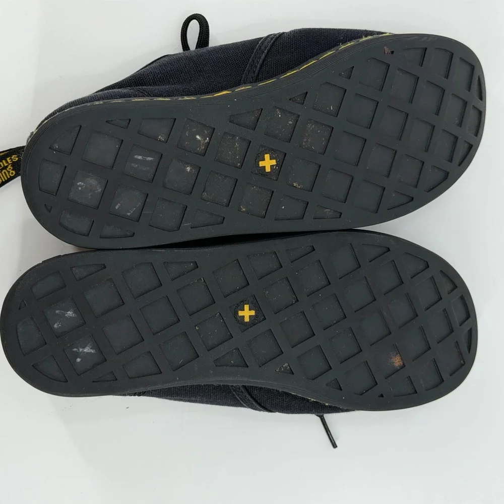 Dr. Martens Soho Black Canvas 3-Eye Oxford Shoes AW004 Mens 7 Womens 8